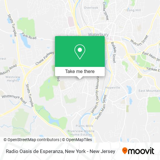 Mapa de Radio Oasis de Esperanza