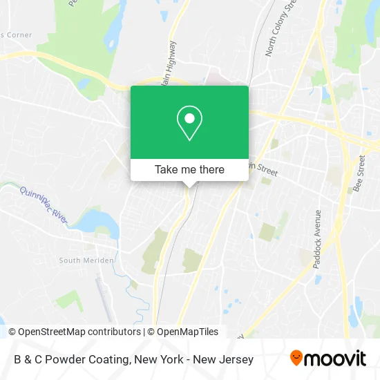 B & C Powder Coating map