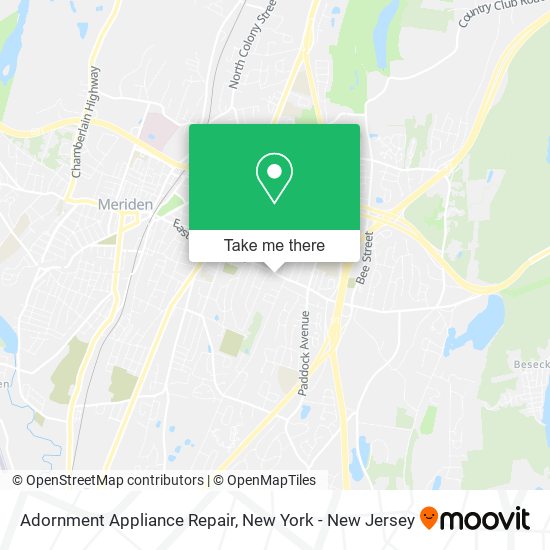 Adornment Appliance Repair map
