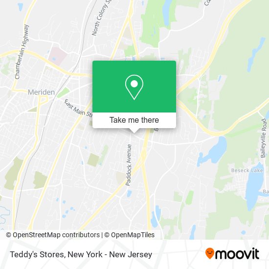 Teddy's Stores map