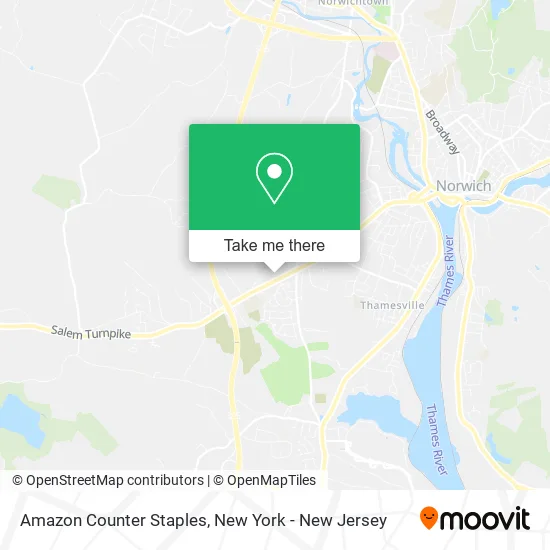 Amazon Counter Staples map
