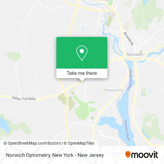 Norwich Optometry map