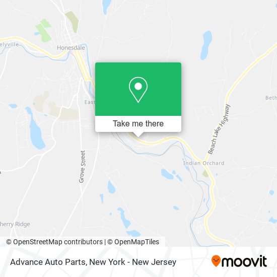 Mapa de Advance Auto Parts