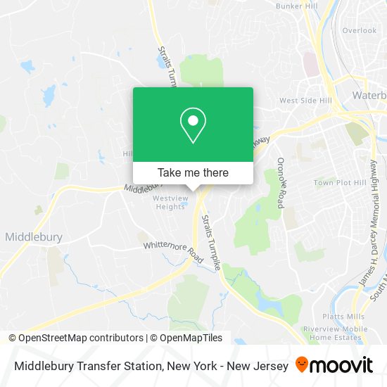 Mapa de Middlebury Transfer Station