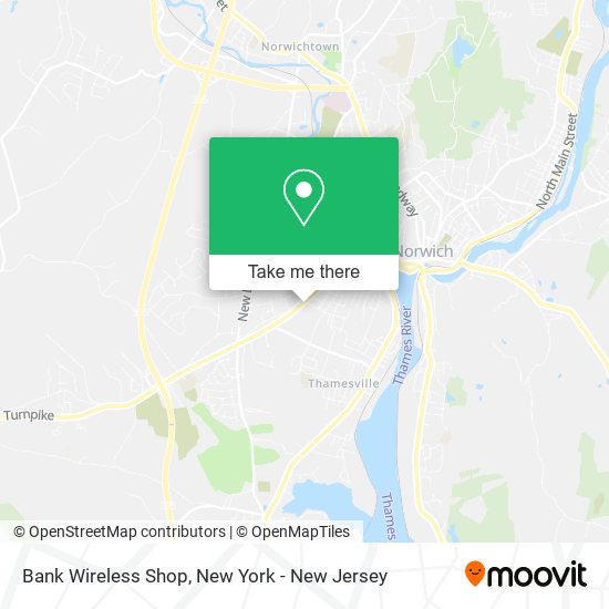 Mapa de Bank Wireless Shop