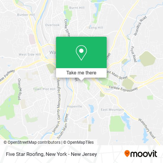 Mapa de Five Star Roofing