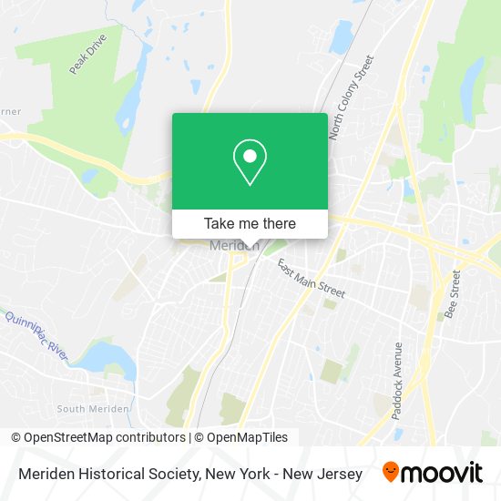 Meriden Historical Society map