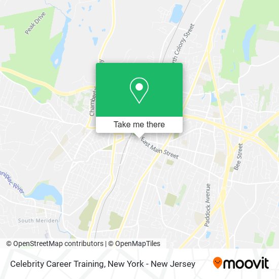 Celebrity Career Training map