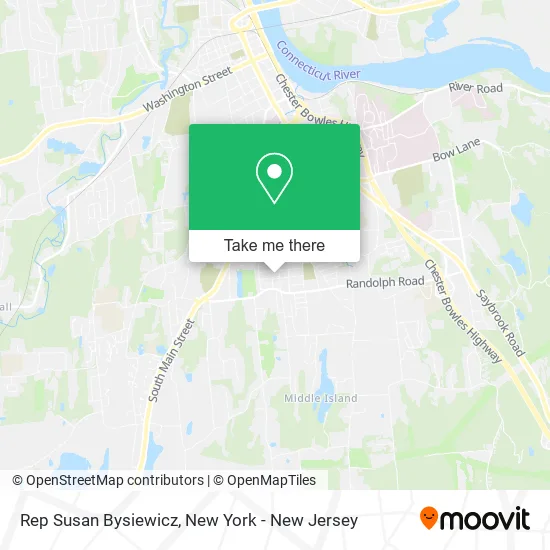 Rep Susan Bysiewicz map