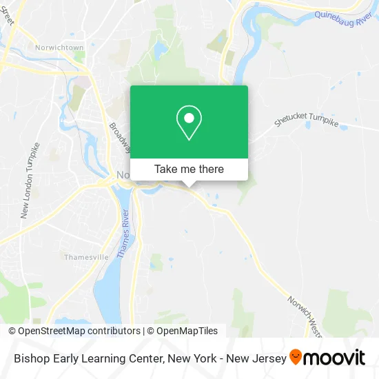 Bishop Early Learning Center map