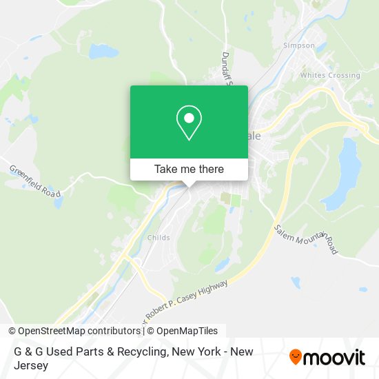 G & G Used Parts & Recycling map