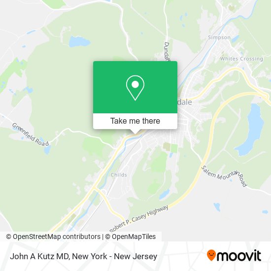 Mapa de John A Kutz MD