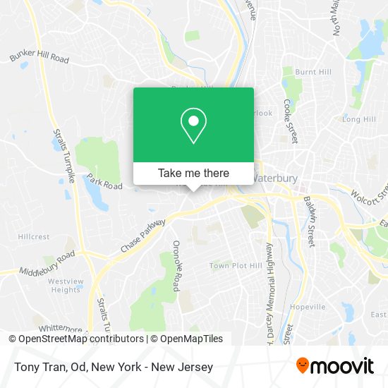 Mapa de Tony Tran, Od