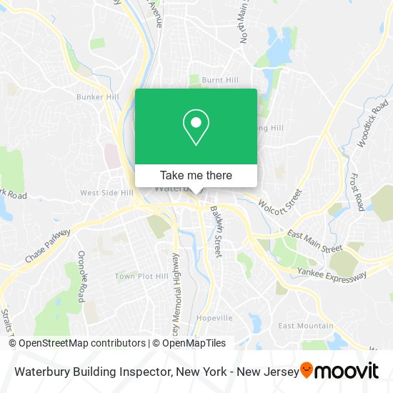 Waterbury Building Inspector map