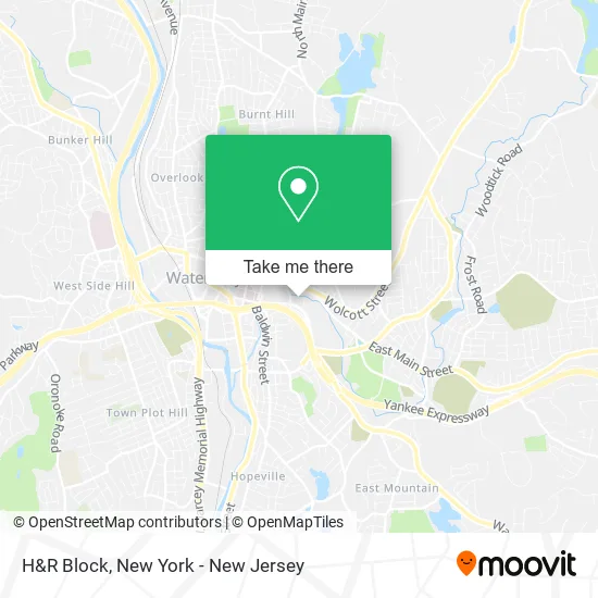 H&R Block map