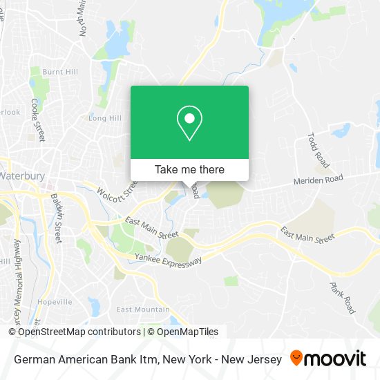 German American Bank Itm map