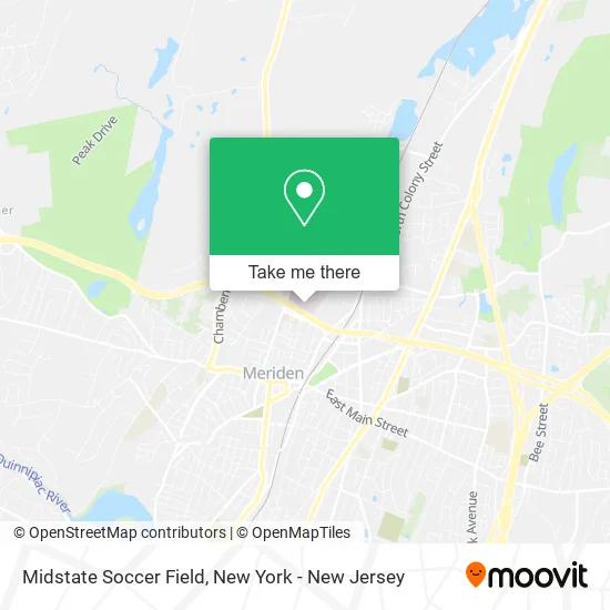 Midstate Soccer Field map