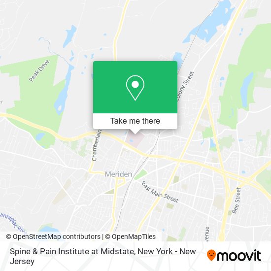 Spine & Pain Institute at Midstate map