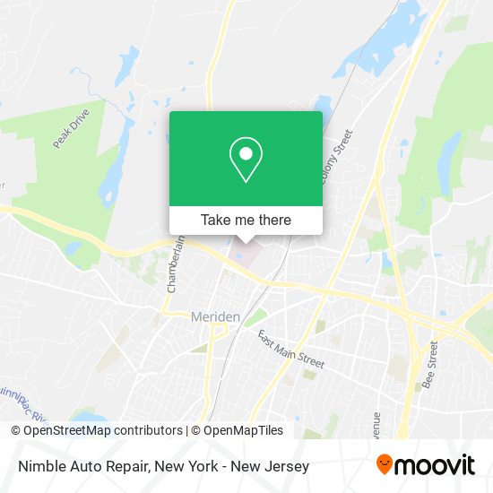 Nimble Auto Repair map