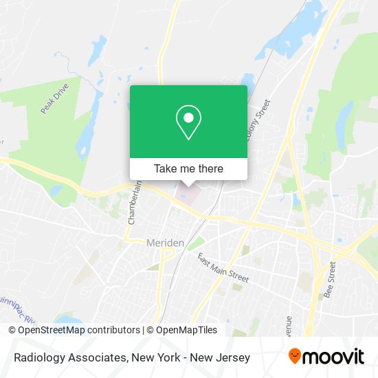 Radiology Associates map