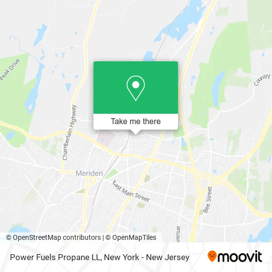 Power Fuels Propane LL map