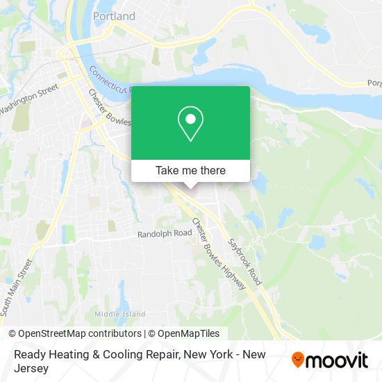 Ready Heating & Cooling Repair map