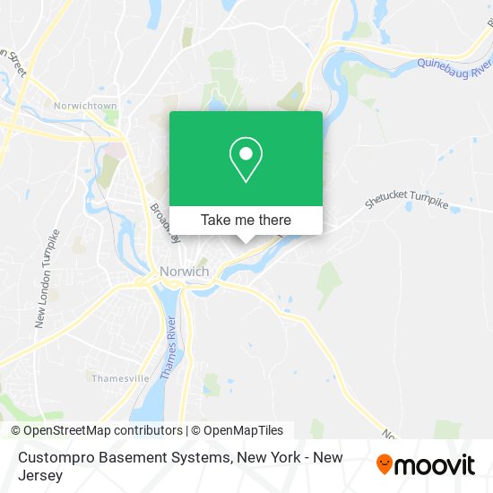 Custompro Basement Systems map
