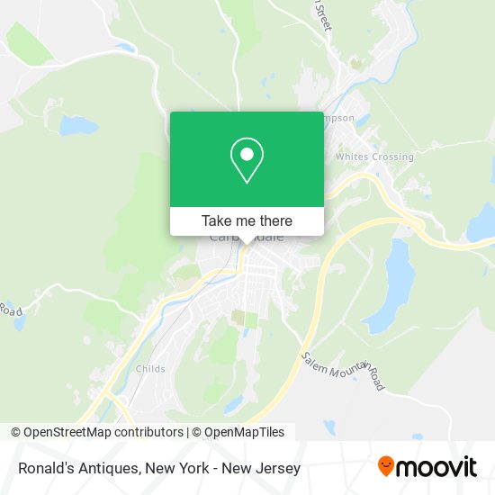 Mapa de Ronald's Antiques