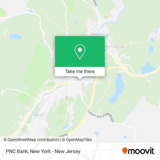 PNC Bank map