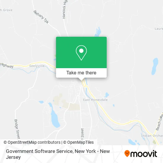 Government Software Service map