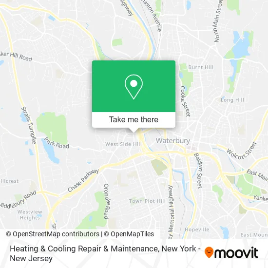 Heating & Cooling Repair & Maintenance map