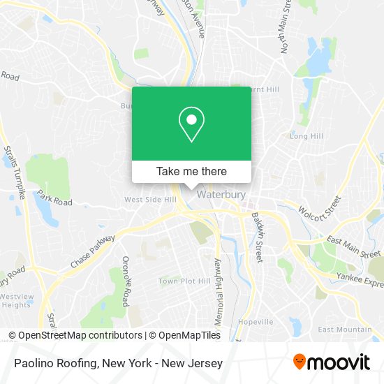 Paolino Roofing map