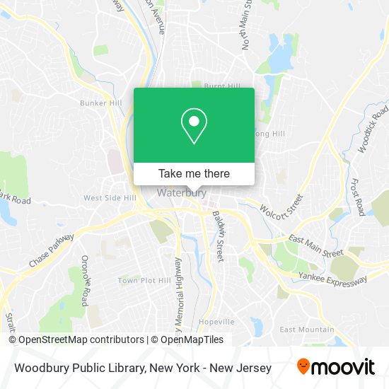 Mapa de Woodbury Public Library