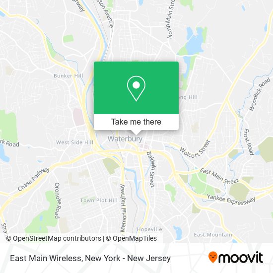 East Main Wireless map