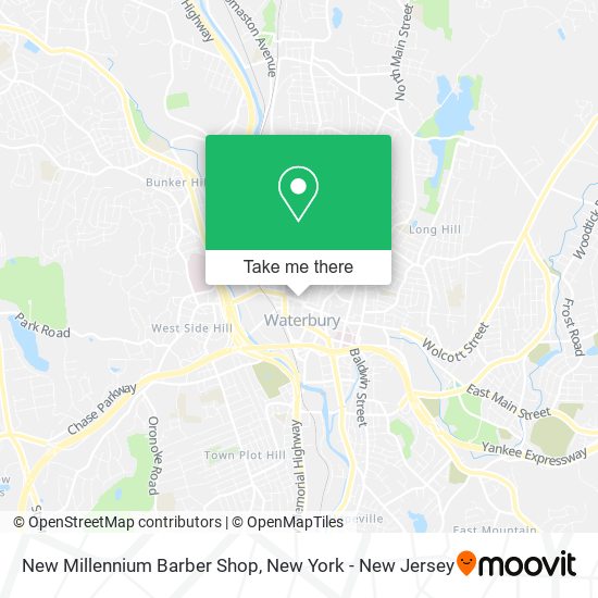 New Millennium Barber Shop map