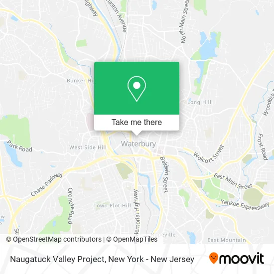 Naugatuck Valley Project map