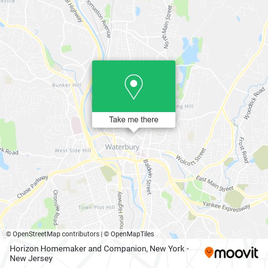 Horizon Homemaker and Companion map