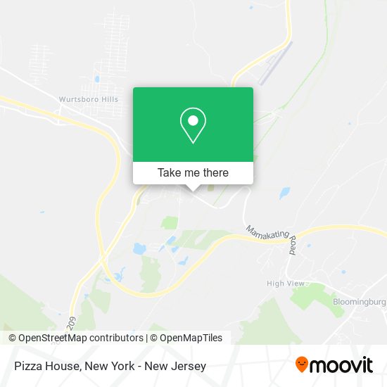 Pizza House map