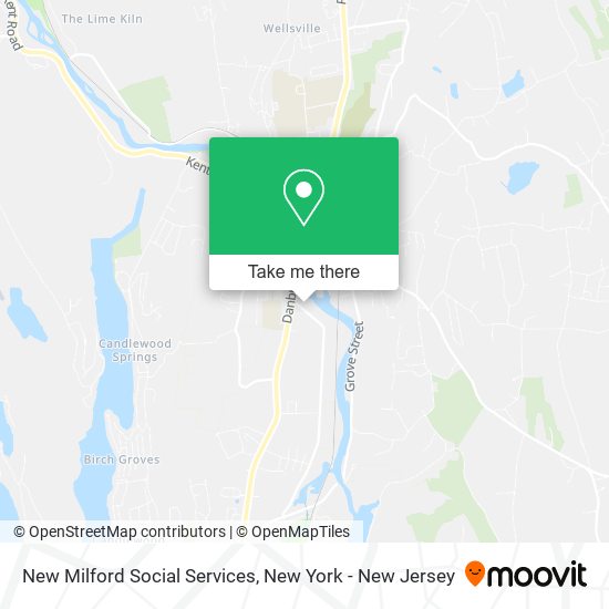 Mapa de New Milford Social Services