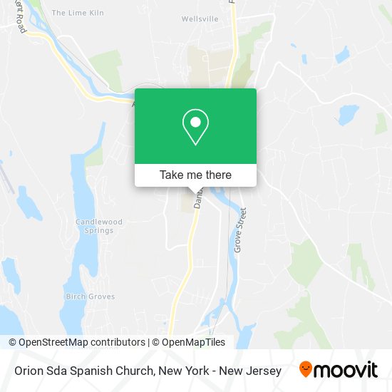 Orion Sda Spanish Church map