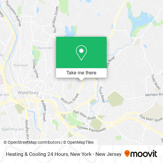 Mapa de Heating & Cooling 24 Hours