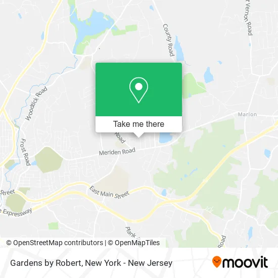 Gardens by Robert map