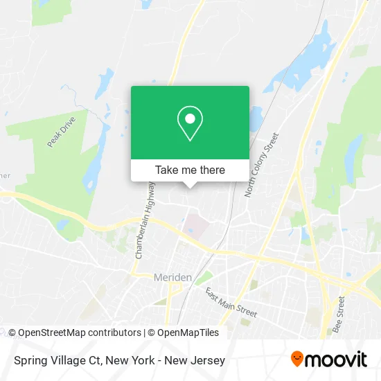 Spring Village Ct map