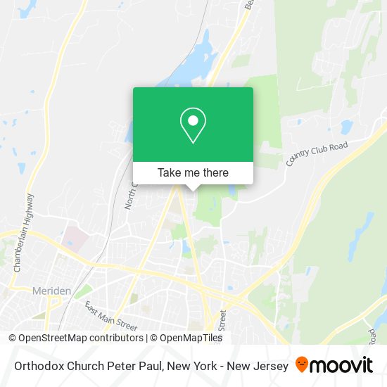 Orthodox Church Peter Paul map