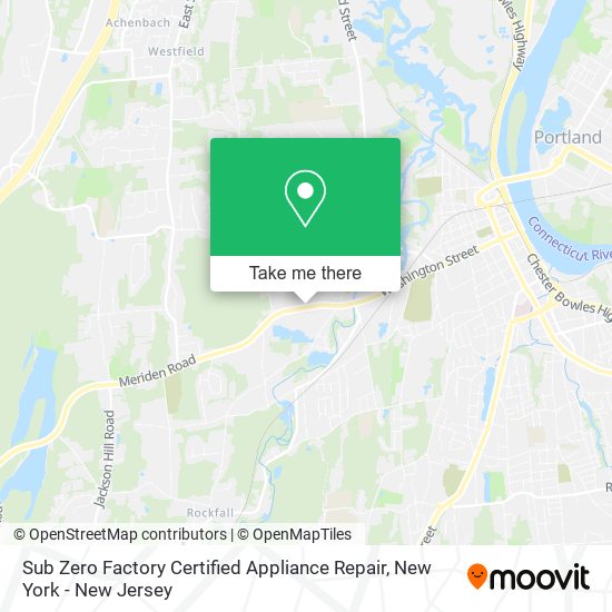 Sub Zero Factory Certified Appliance Repair map