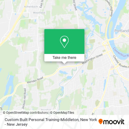 Custom Built Personal Training-Middleton map