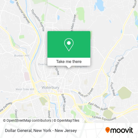 Mapa de Dollar General