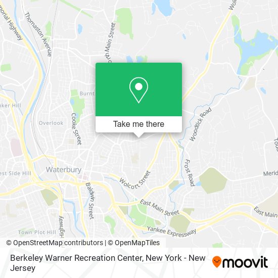 Mapa de Berkeley Warner Recreation Center