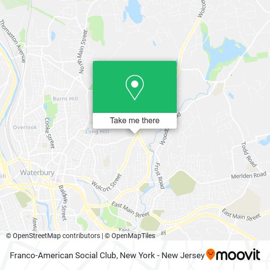 Franco-American Social Club map