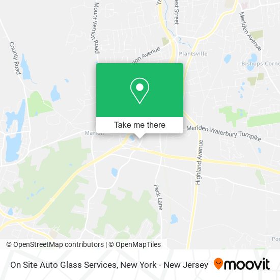 On Site Auto Glass Services map